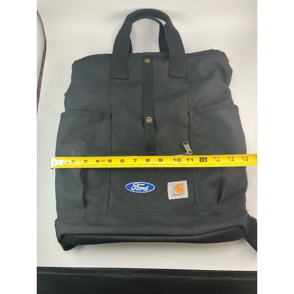 Carhartt x Ford Legacy Hybyid Convertible Backpack Tote Bag. Black Color. - Picture 13 of 13